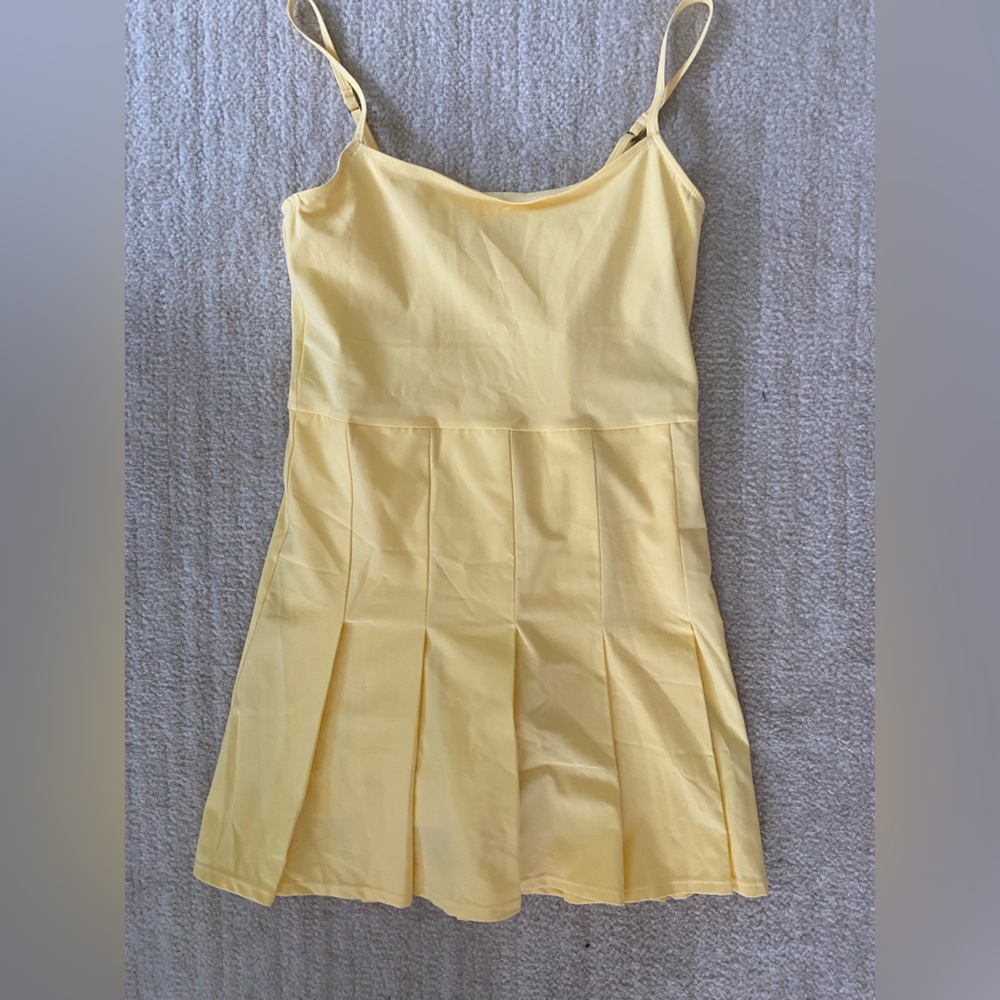 Abercrombie & Fitch Yellow Mini Dress